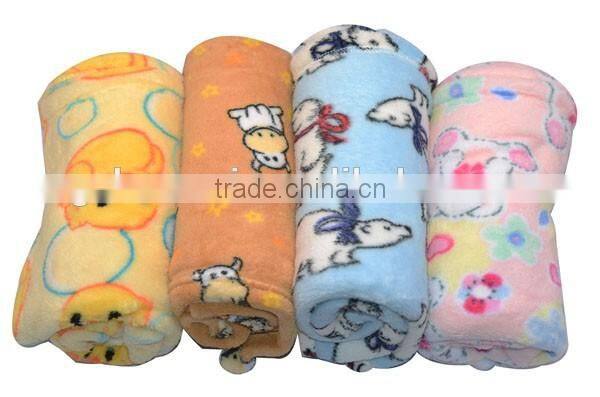 China wholesale animal Printed baby blanket
