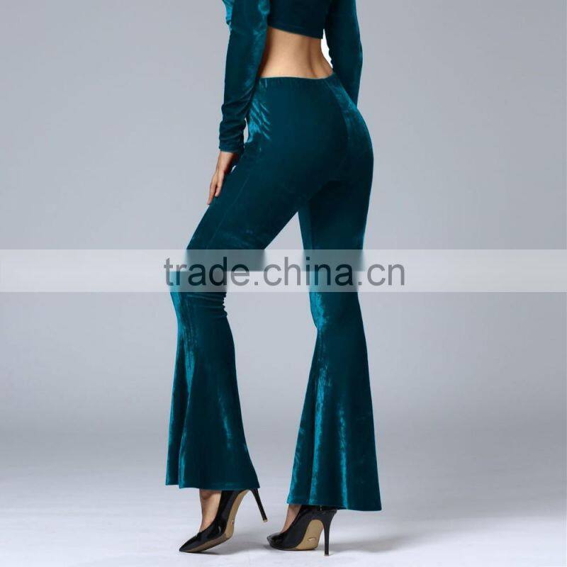 China factory wholesale cheap new design bottom pants women loose pants for sale 2017