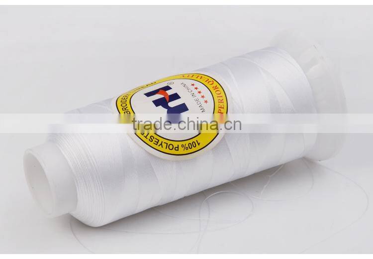 Abrasion-resistant 75D 2 100% polyester embroidery thread