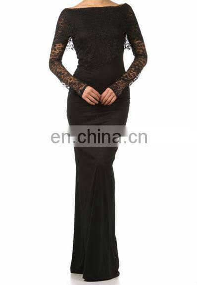 2013 black color ladies dresses for prom