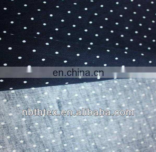 100% cotton spandex corduroy fabric