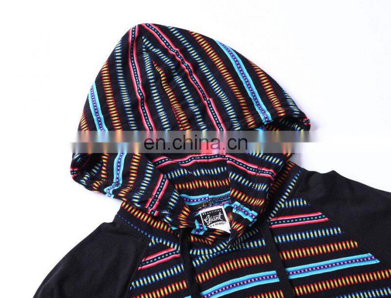 Men's Clothing Mens Basic Casual Stripe Roomy Hoodie Sweatshirt, Sweatshirt for Men