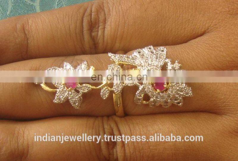 cubic zirconia bridal rings manufacturer, cubic zirconia wedding ring exporter