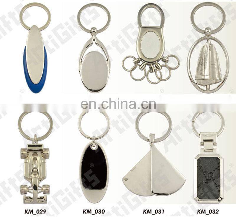 Novelty Blank Heart Shaped Key Ring Custom Maker Metal Stand Car Name