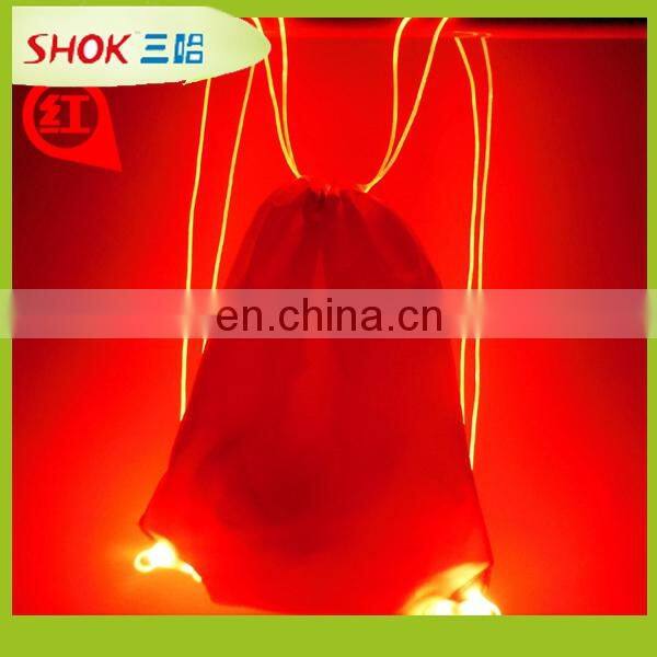 Identify LED light backpack for riding bikes in the dark