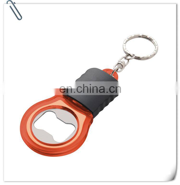 promotion bright idea bottle opener key led light keychain