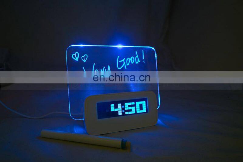 Desk Snooze Alarm Clock With LED Backlight