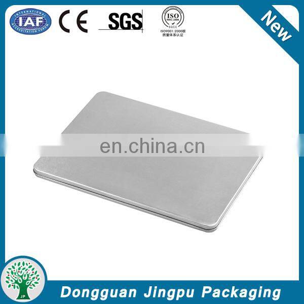 Custom nice silver business cards metal tin box