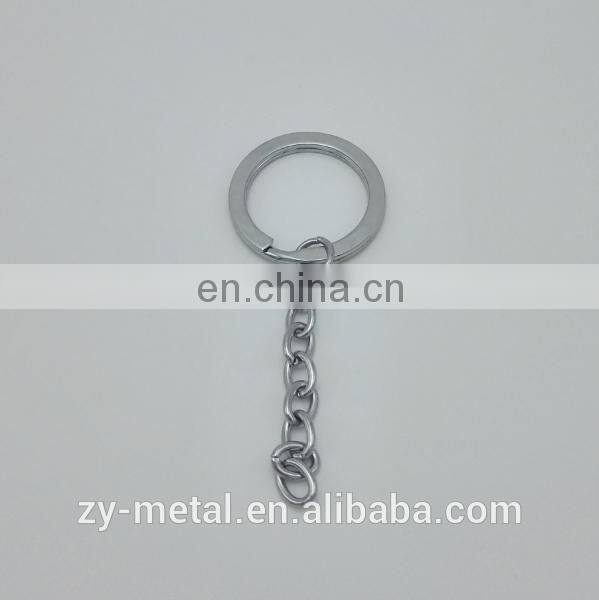 33mm key ring for gifts and crafts,simple chrome plated key chain