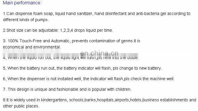 Home and Kitchen Automatic Antibacterial Hand Gel Dispenser