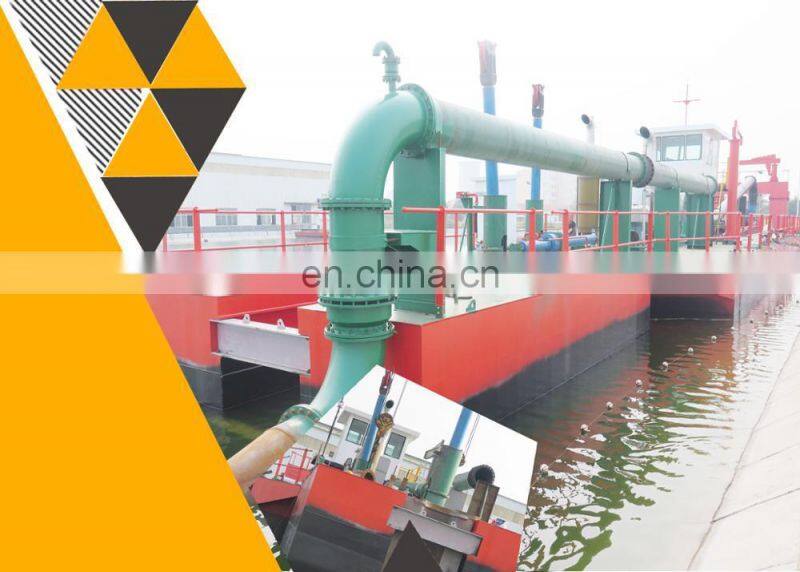 Hydraulic cutter head suction dredger from china for soil dredging for sale from river or sae