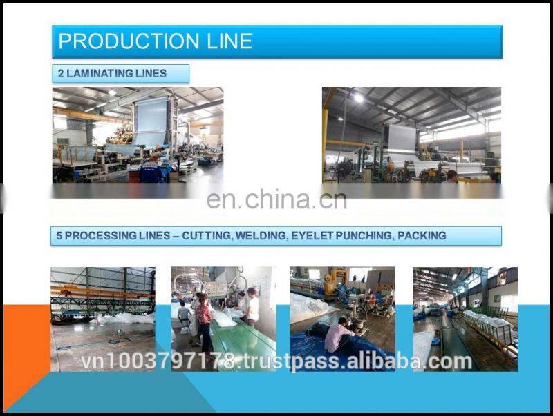 BLUE ROLL-UP TARPAULIN / WATERPROOF, ROTPROOF