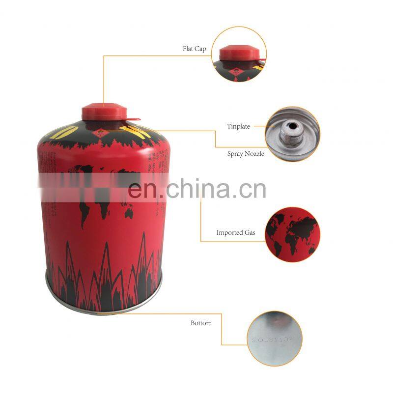 gas cartridge for camping and butane gas cartridge bbq