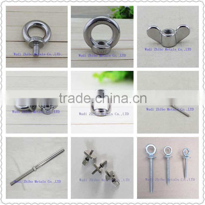 Rigging hardware stainless steel 304 316 eye bolt