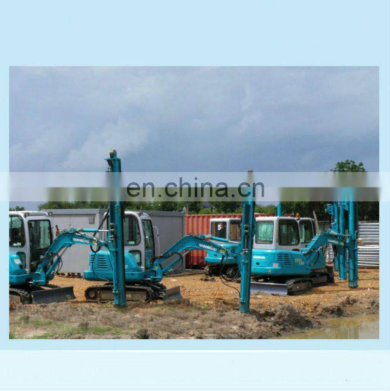 SWDL 150 Spiral ground screw piling machine pile-driver machine / Spiral piling machine