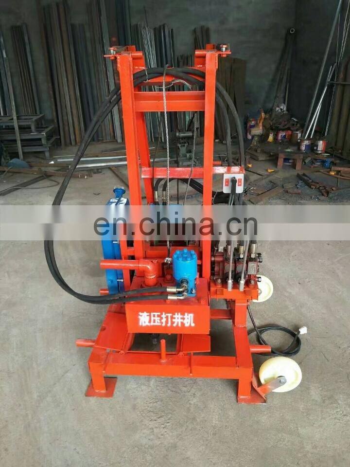 ZX-220 Gasoline hydraulic rotary water well drilling rig machine