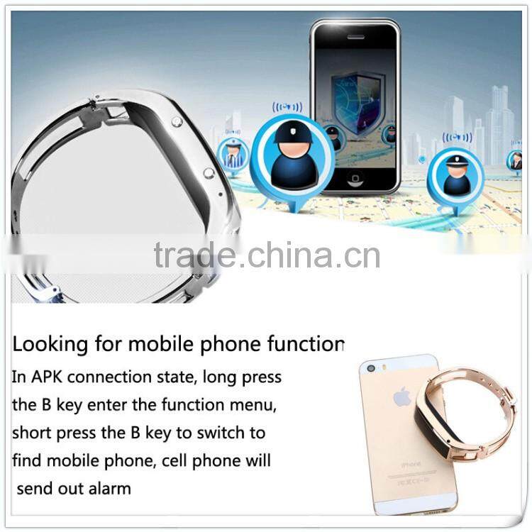 Stainless Steel OLED screen metal band D8 smart watch smart bracelet