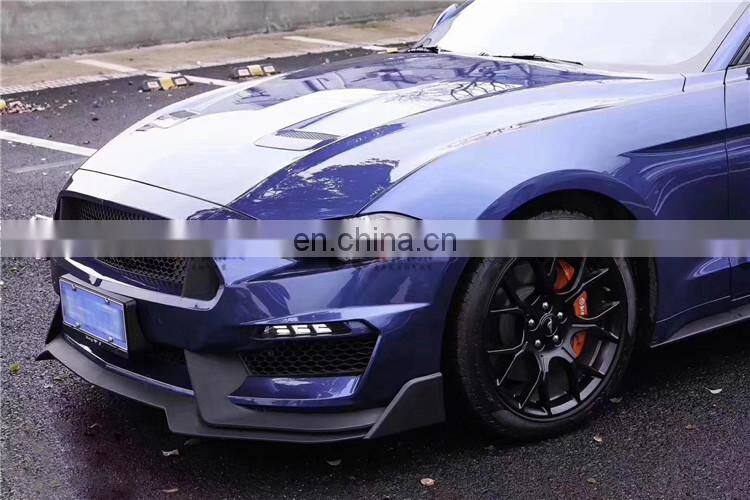 Hight quality tuning accessories body kit suitable for 2018 Ford Mustang in G.T350 style front bumper front lip fenders rear lip