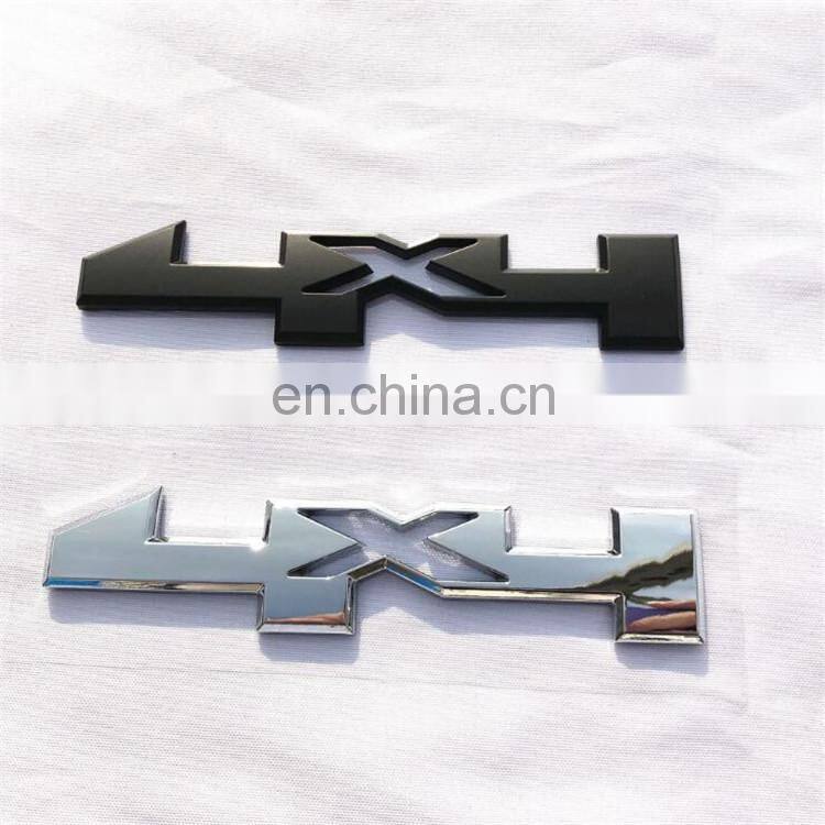 Plastic Customized ABS Chrome 4X4 Body Decoration Car Badge Emblem Sticker For Chevrolet
