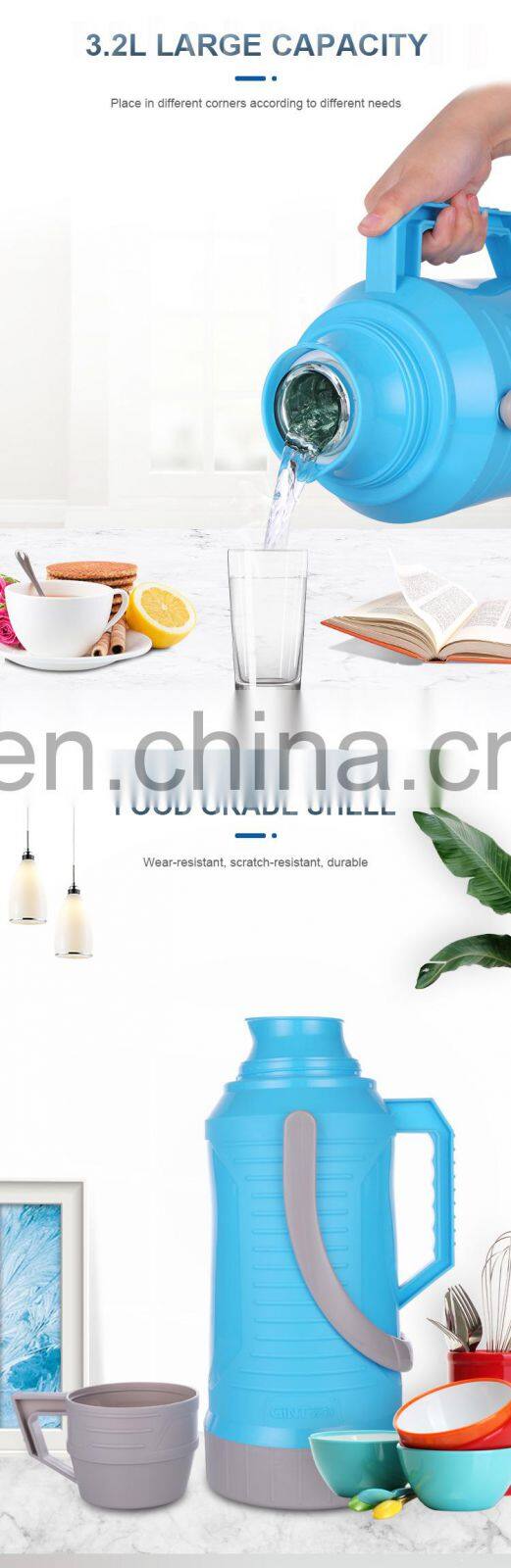 2L portable glass liner Thermo Bottle high quality Vacuum Flask Insulated hot drinks bottle insulated wholesale