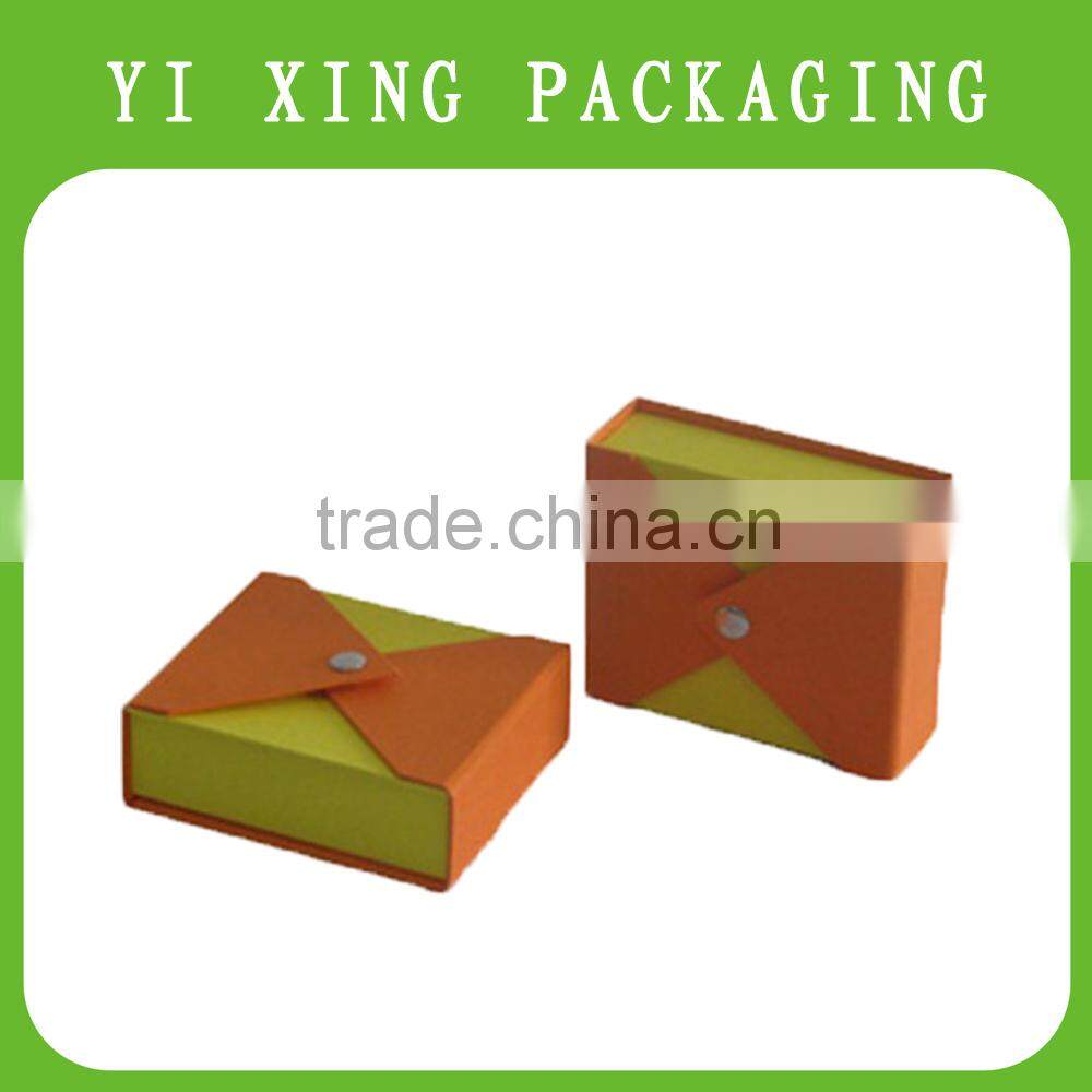 foldable rigid paper jewelry box with magnet closure