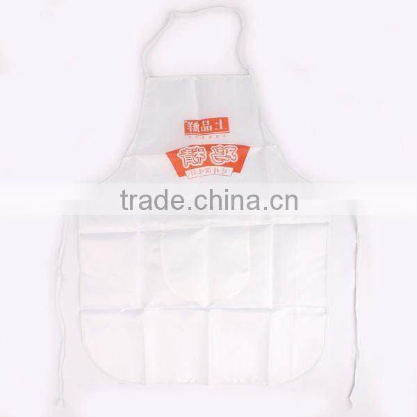 Satin kitchen apron