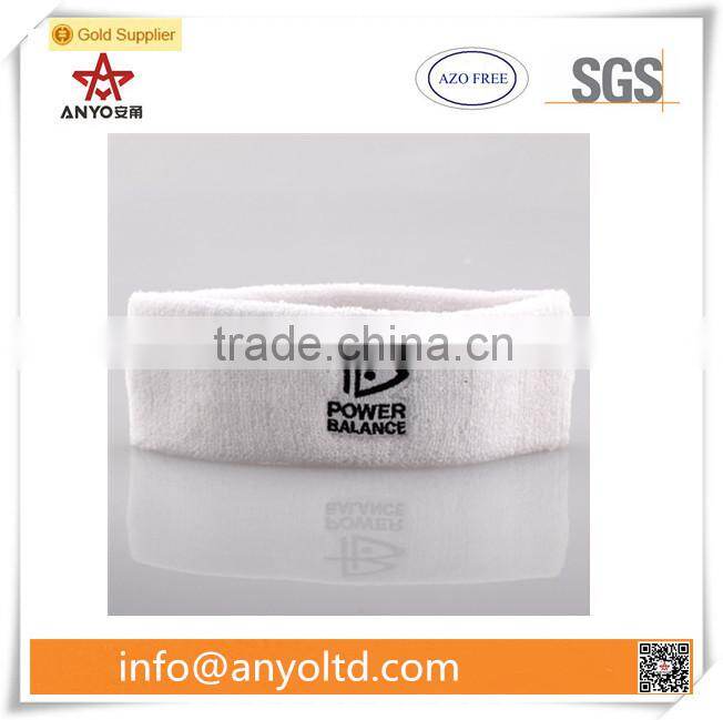 Promotional terry cloth elastic headband