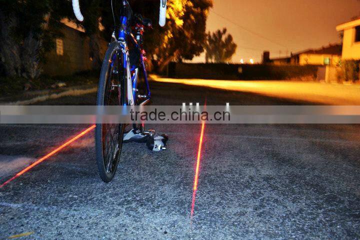 Outdoor Double Laser Powerful LED Bike Light