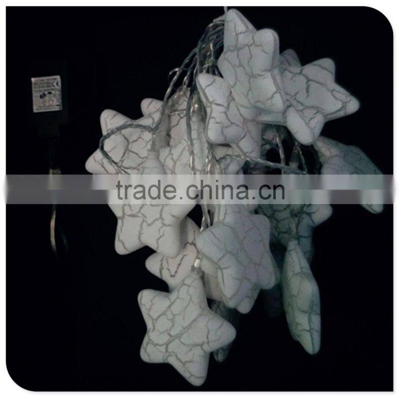 led string lights with stars christmas light