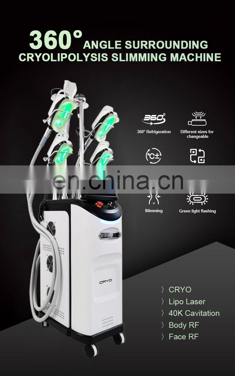 2021 New Arrival Cryo 360 Machine pad Cryolipolysis Lipo Cryo Machine Facial Freezing Tools Fat Removal Machine