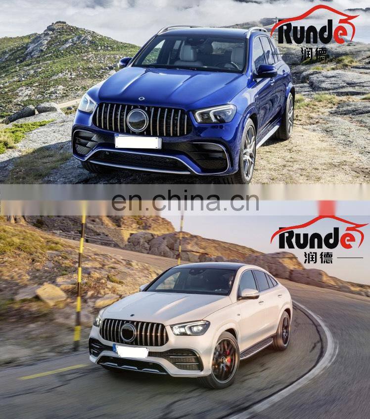 Runde High Quality Car Modification Body Parts ABS Material Front Grille Suitable For Mercedes-Benz GLE Series front grille