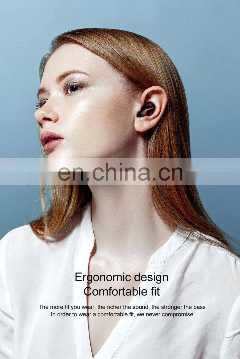 Q61 TWS ipx7 tws earphone 5.0 waterproof wireless earphone sport earbuds headset handsfree headphone