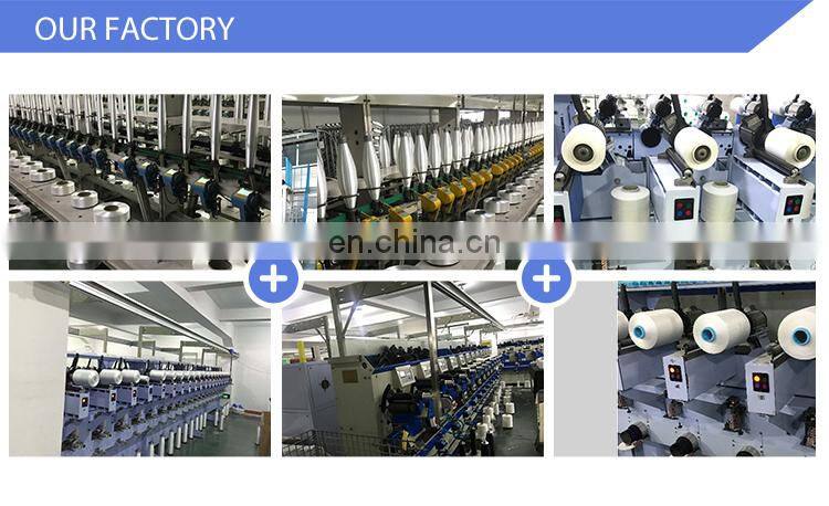 High Tenacity Recycled Raw White 100% Polyester Nylon 6 Nylon 66 Bonded Sewing Thread for Sports Clothes 150D