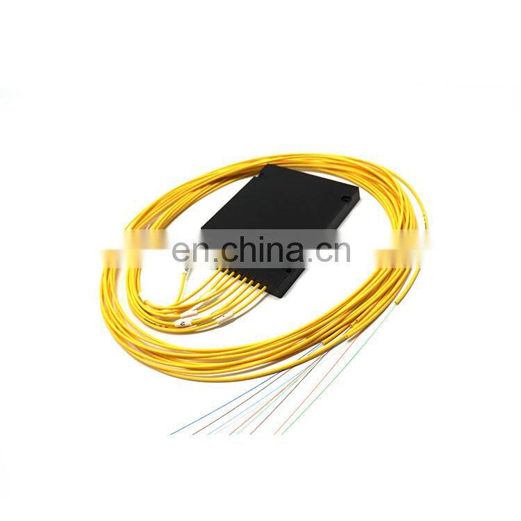 High quality ftth splitter 1:8 fiber optic PLC Steel Tube Type