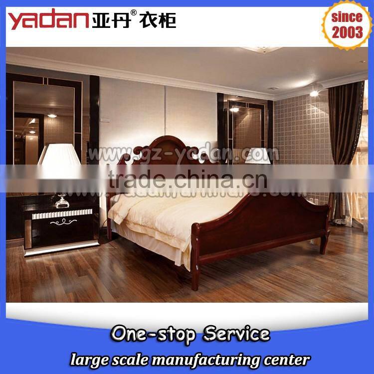 custom made hotel furniture new style double bed designs wood bed frame