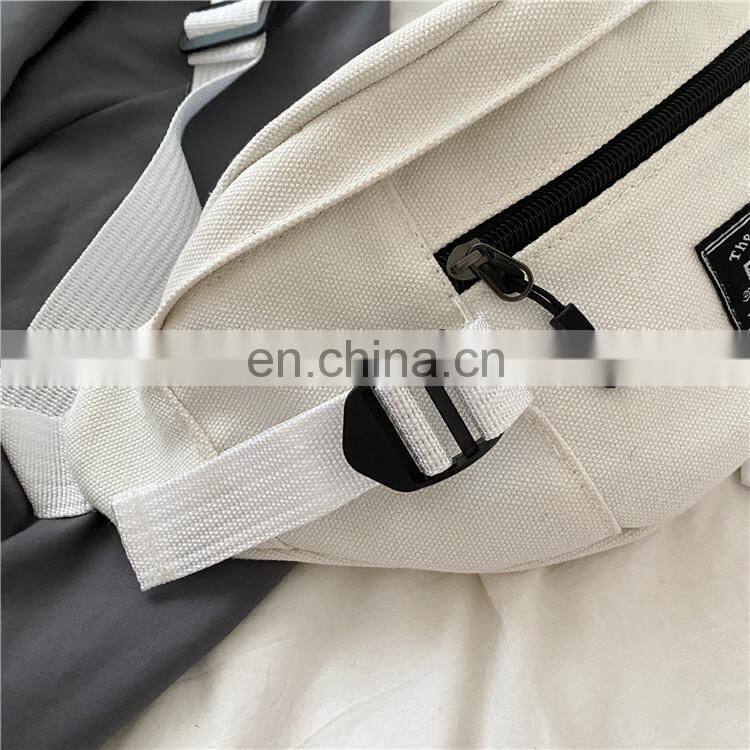 Trendy brand crossbody bag sports wild chest bag hip-hop one-shoulder female student waist bag