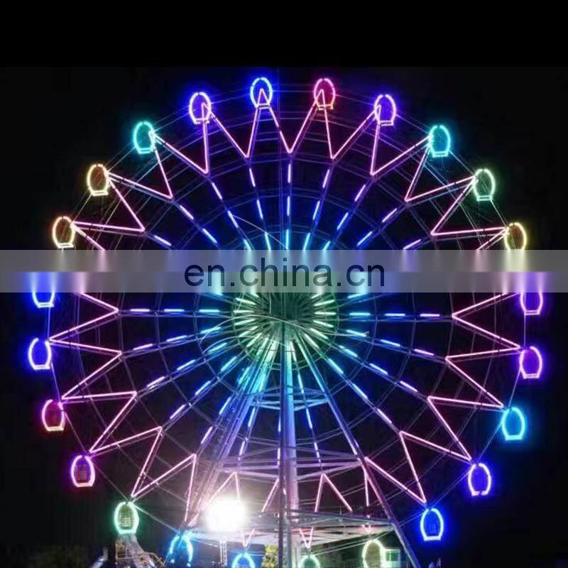 Amusement park rides Large ferris wheel for viewing purpose