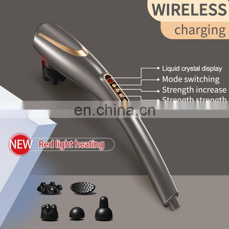 L11C High quality multifunction wireless charing massage hammer rechargeable massage stick