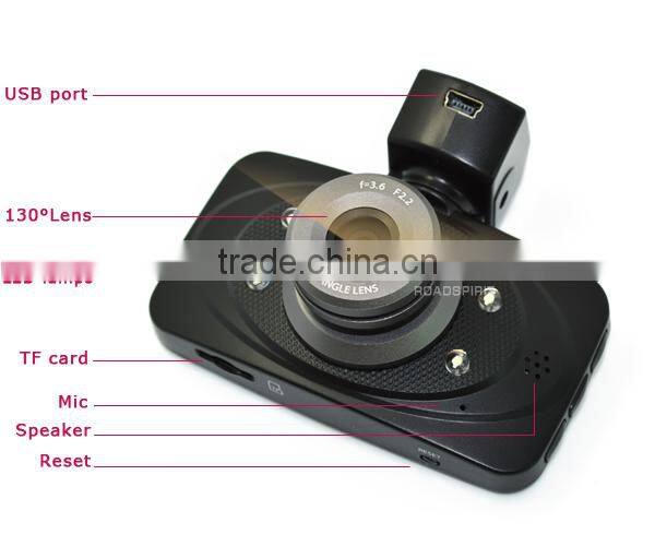 New electronic Car Black Box GPS 4pcs LED Night Vision