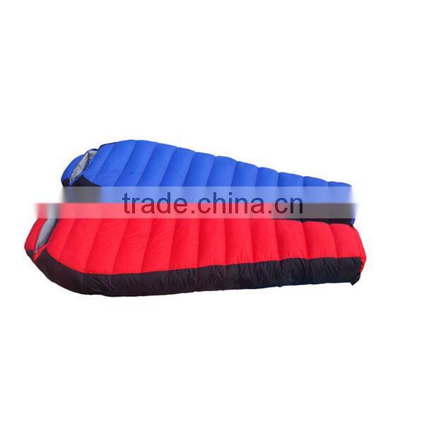 Portable Warm High Quality Duck Down Sleeping Bag for camping
