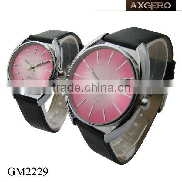 japan movement unisex leather ladies fancy wrist watches