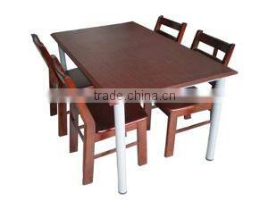 Wood table furniture for kids study