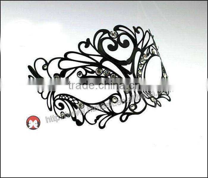 Comely metal laser cut mask for carnival/holloween costume party
