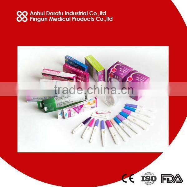 One stop HCG Pregnancy rapid test cassette CE&ISO&FDA