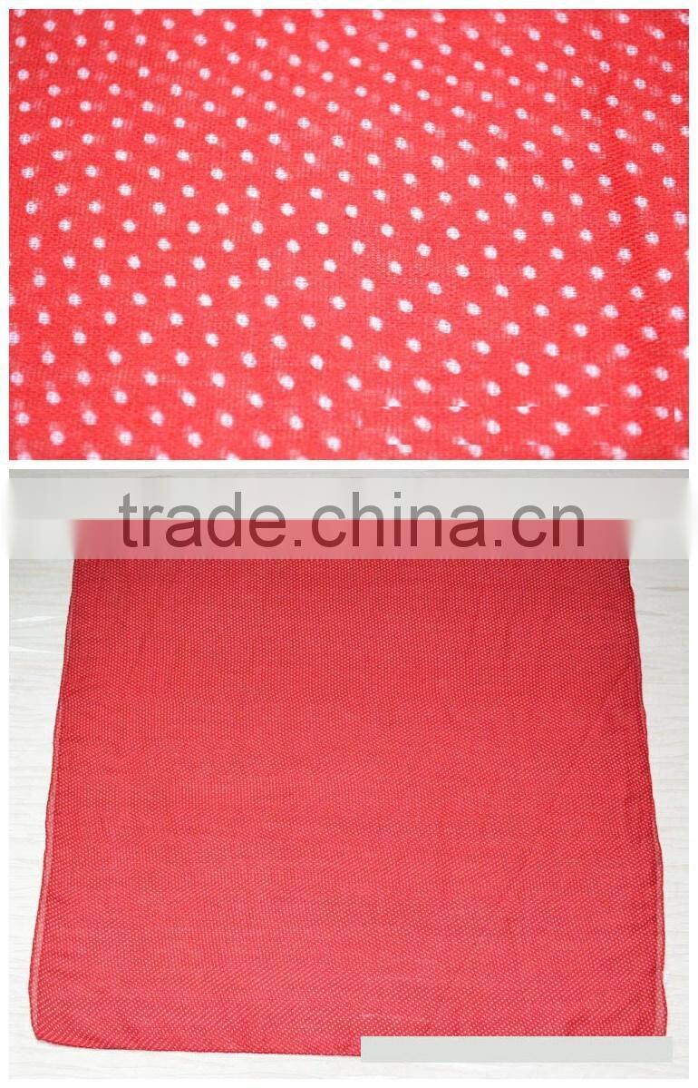 Wholesale Large Size Polka Dot Printed Charm Women Fashion Scarf
