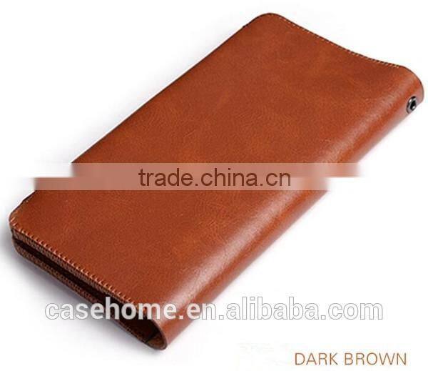 For Iphone 6 6s plus Crazy Horse Women Wallet Phone Case Cover for Samsung Galaxy S7edge