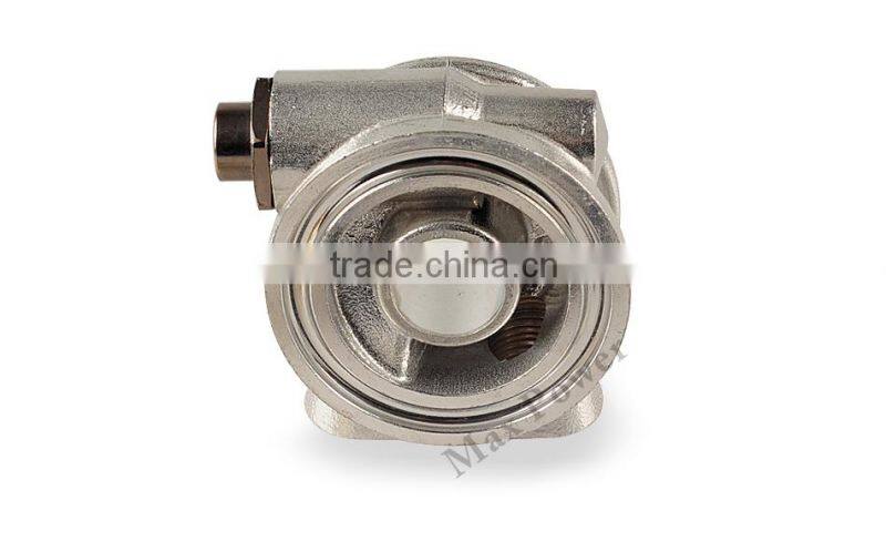 AN8 universal auto thermostat oil cooler sandwich plate oil dapter oil sandwich