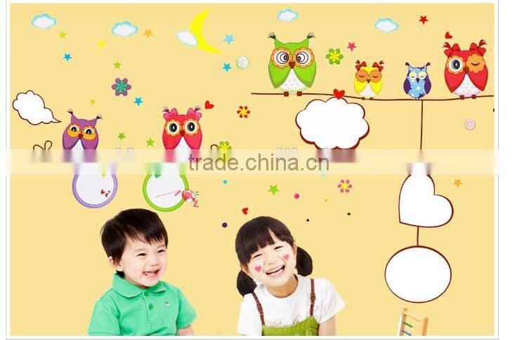 ALFOREVER big size whiteboard owl tree sticker,owl tree decals,owl decals