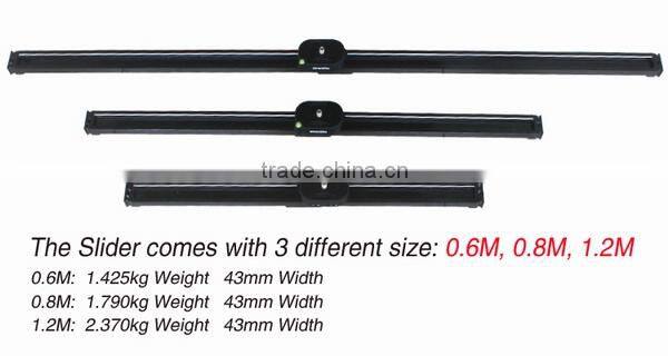 Commlite 120CM Camera Video Track Slider Video Stabilizer System with Ball-Bearing for DSLR, Camcorders