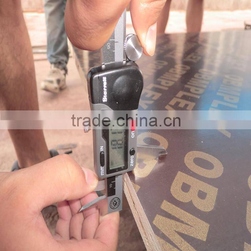 Non-slip marine plywood,Black film faced plywood